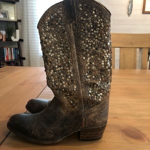 Beautiful studded Frye boots